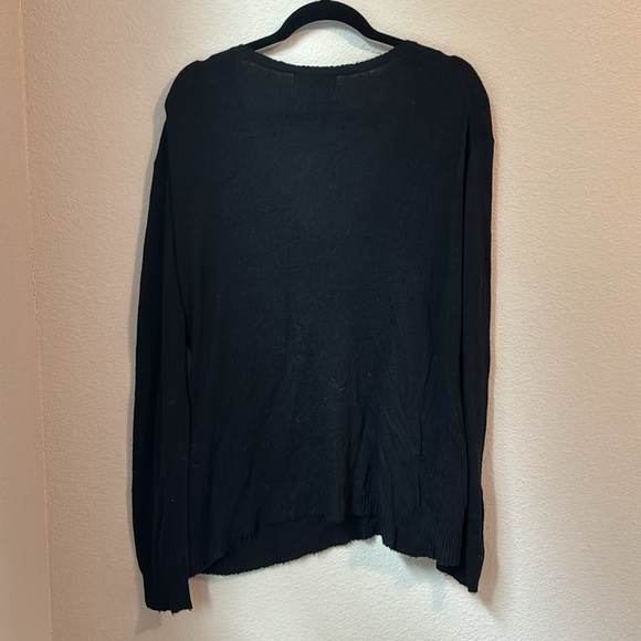 Wildfox Sequin Lipstick V-neck Sweater - Picture 2 of 5